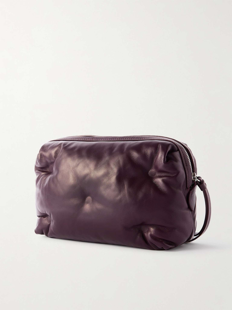 Logo-Appliquéd Quilted Leather Messenger Bag 4