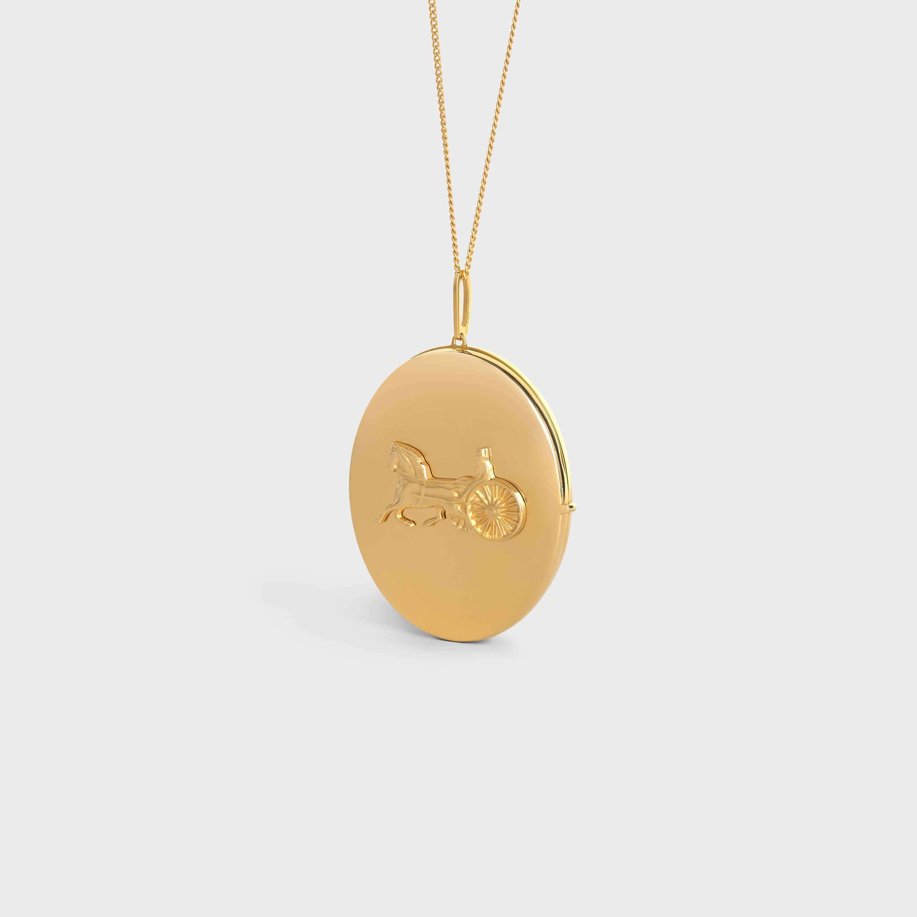 Sulky Box Celine Separables Pendant in Gold Brass and Steel - 5