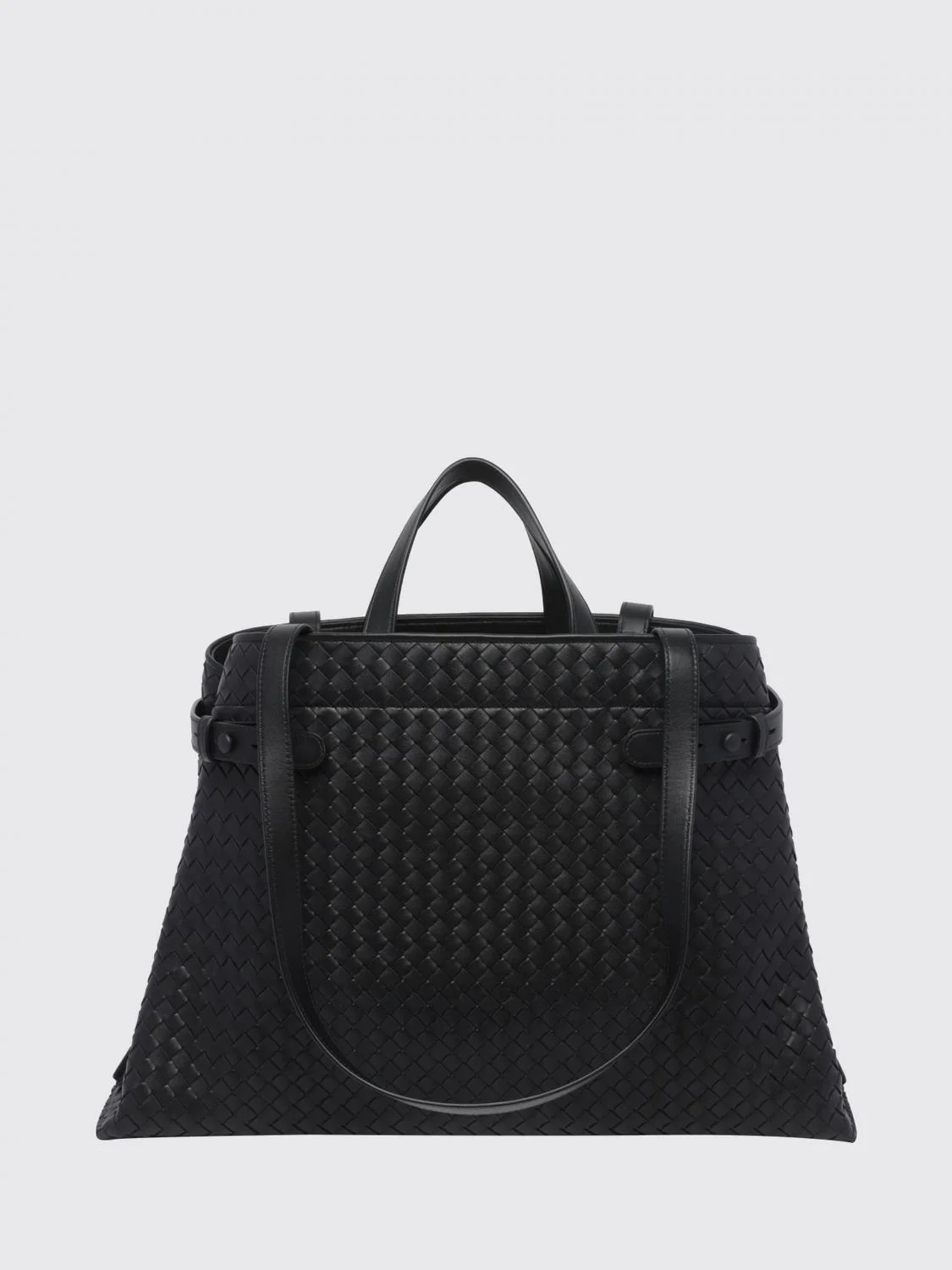 Bottega Veneta Men Intrecciato Leather Bottega Veneta Handbag With Shoulder Strap - 1
