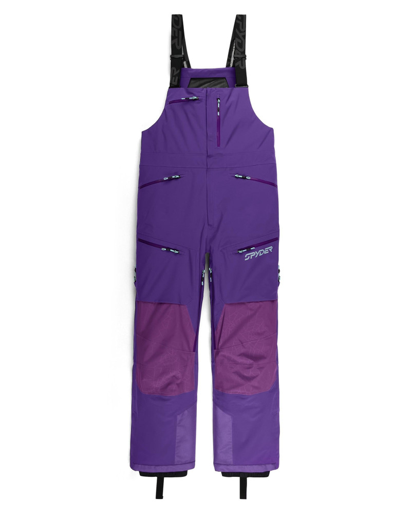 Mens Sanction Bib Pants - Deep Purple 1