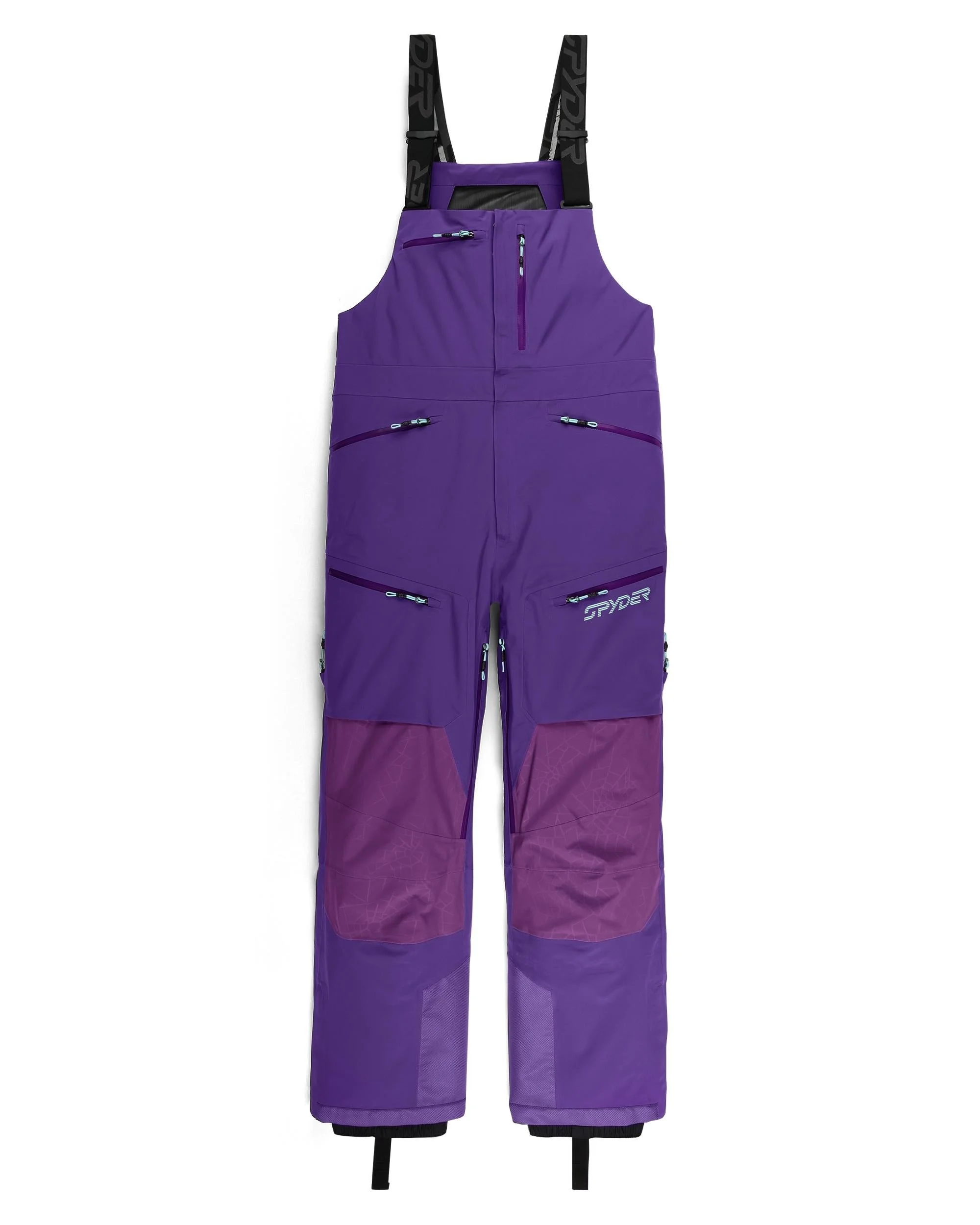 Mens Sanction Bib Pants - Deep Purple - 1