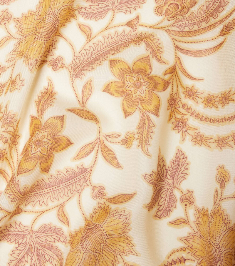Cashmere and silk scarf 4