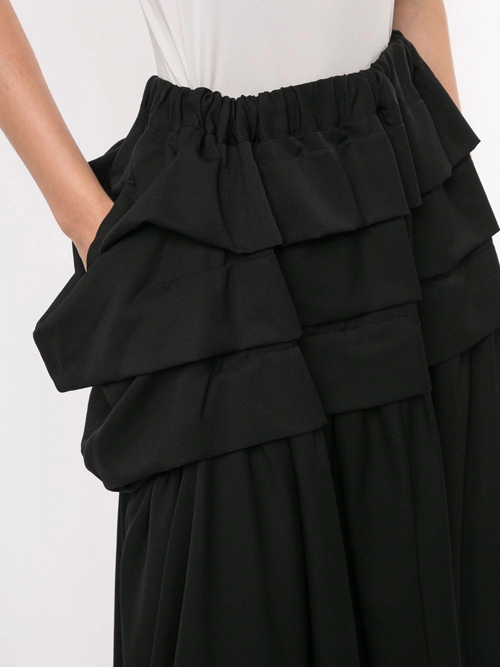 ruffled wool skirt - 5