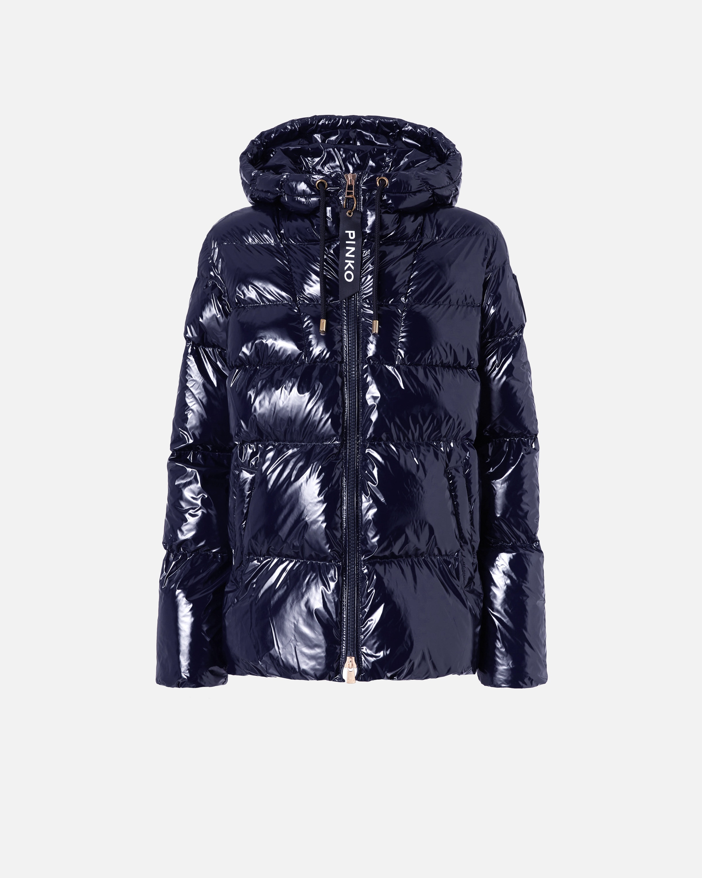CRYSTAL NYLON PEA JACKET - 1