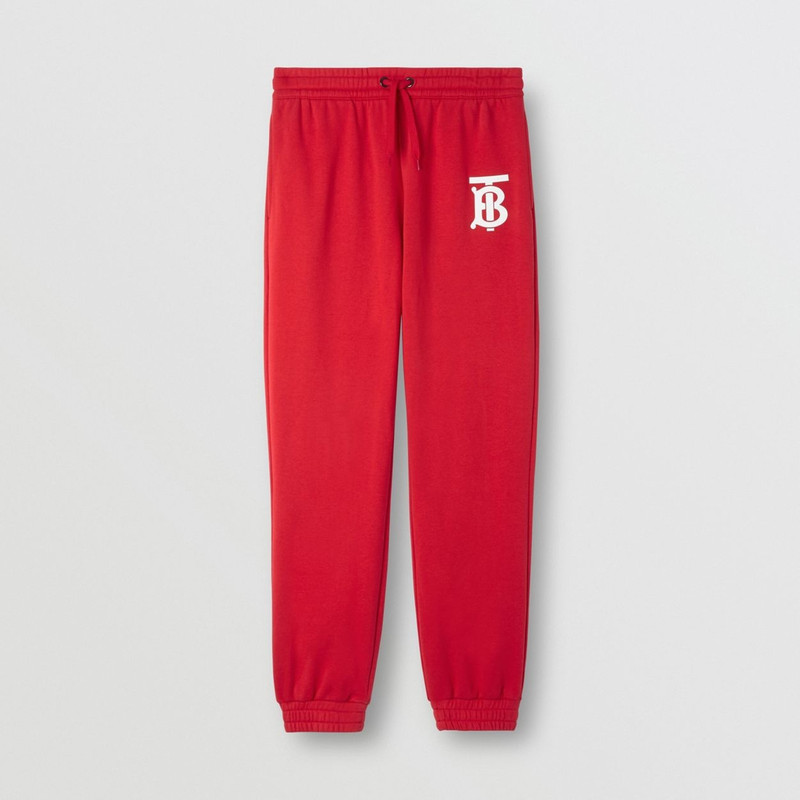 Monogram Motif Cotton Jogging Pants 1