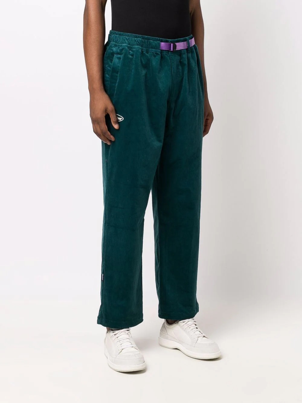 corduroy straight-leg trousers - 3