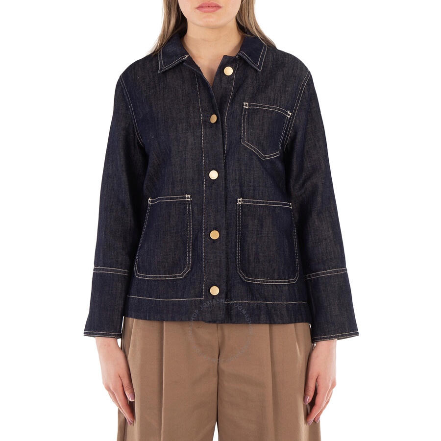 Max Mara Ella Washed Denim Jacket - 1