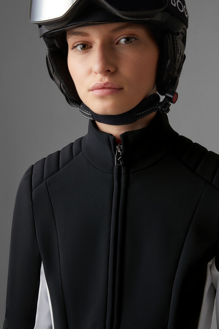 Mathilde Ski overalls in Black/White - 4