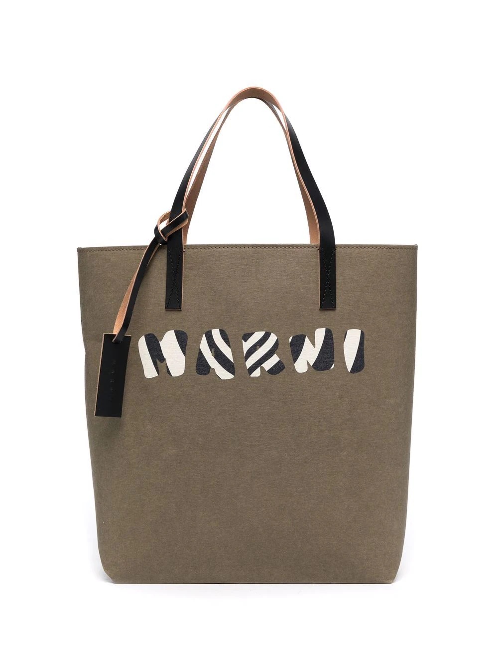 logo-print tote bag - 1