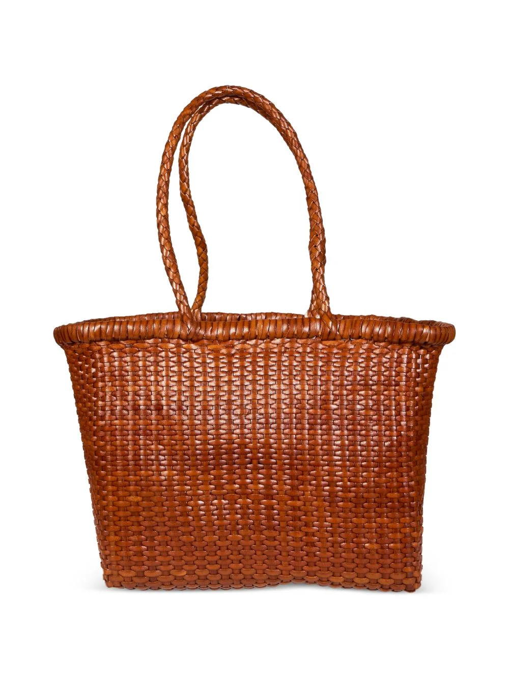 small weave tote bag - 1