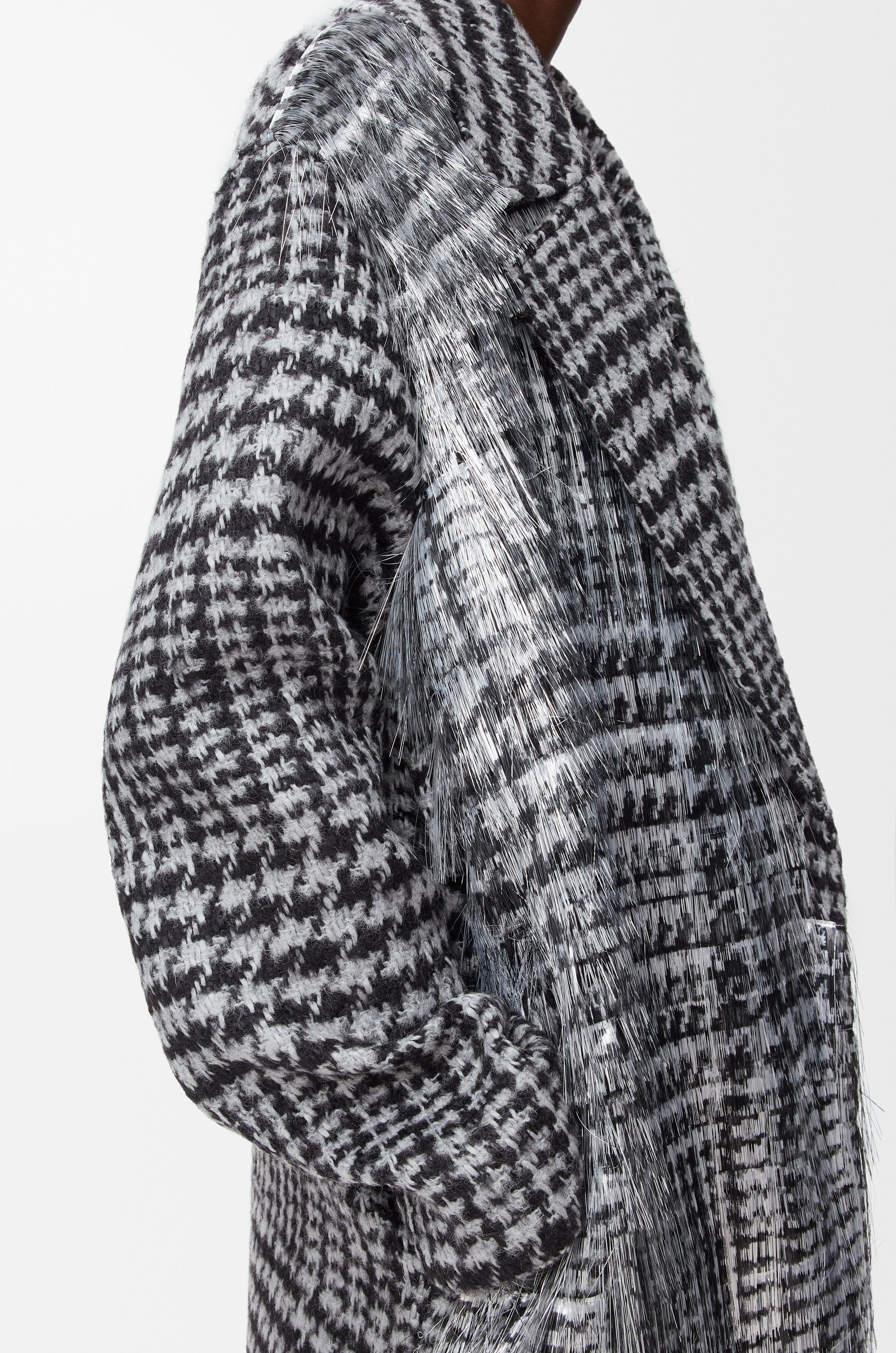 Coat in wool and mohair blend - 4