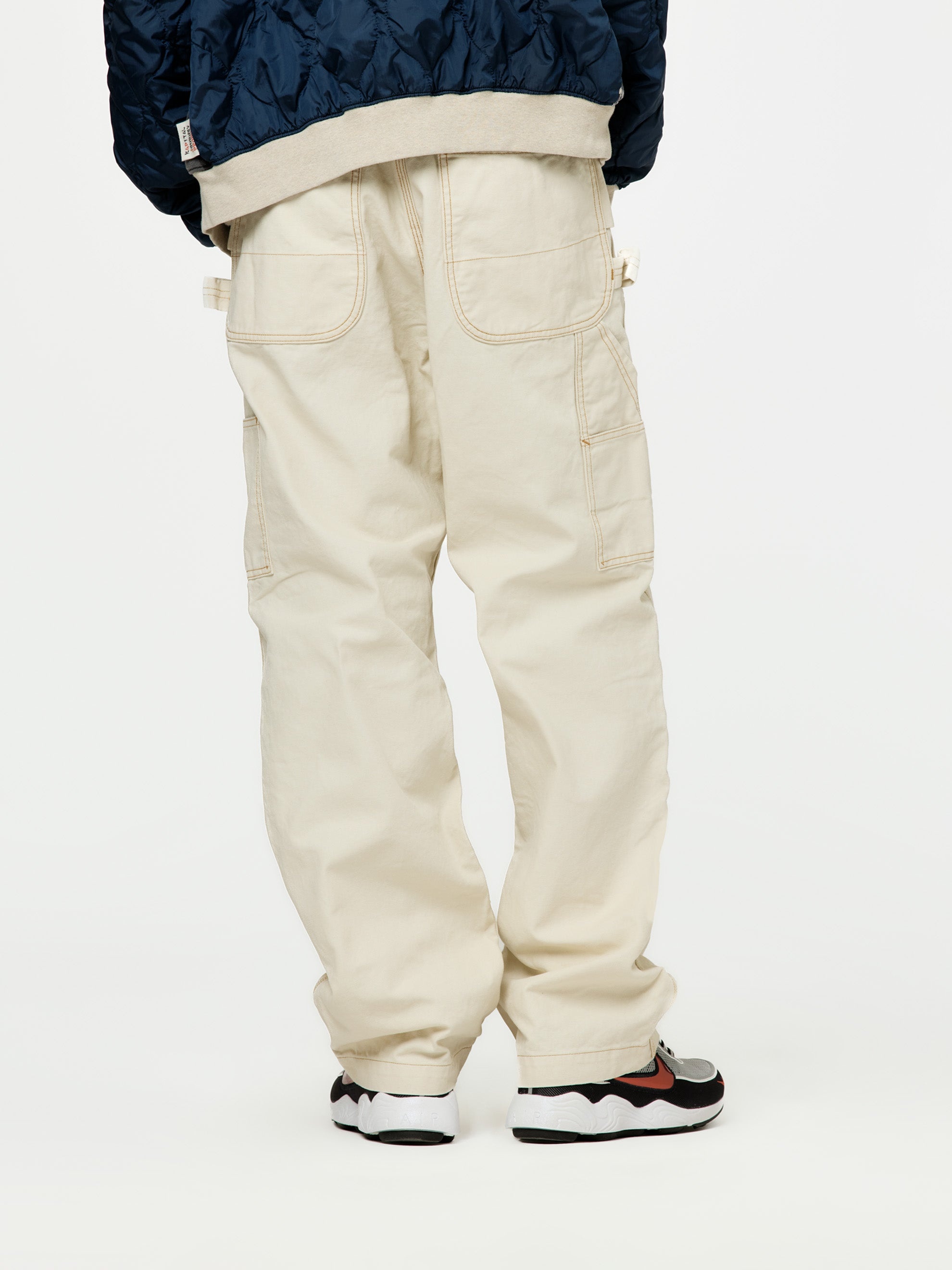 LIGHT CANVAS LUMBER PANTS (ECRU) - 3