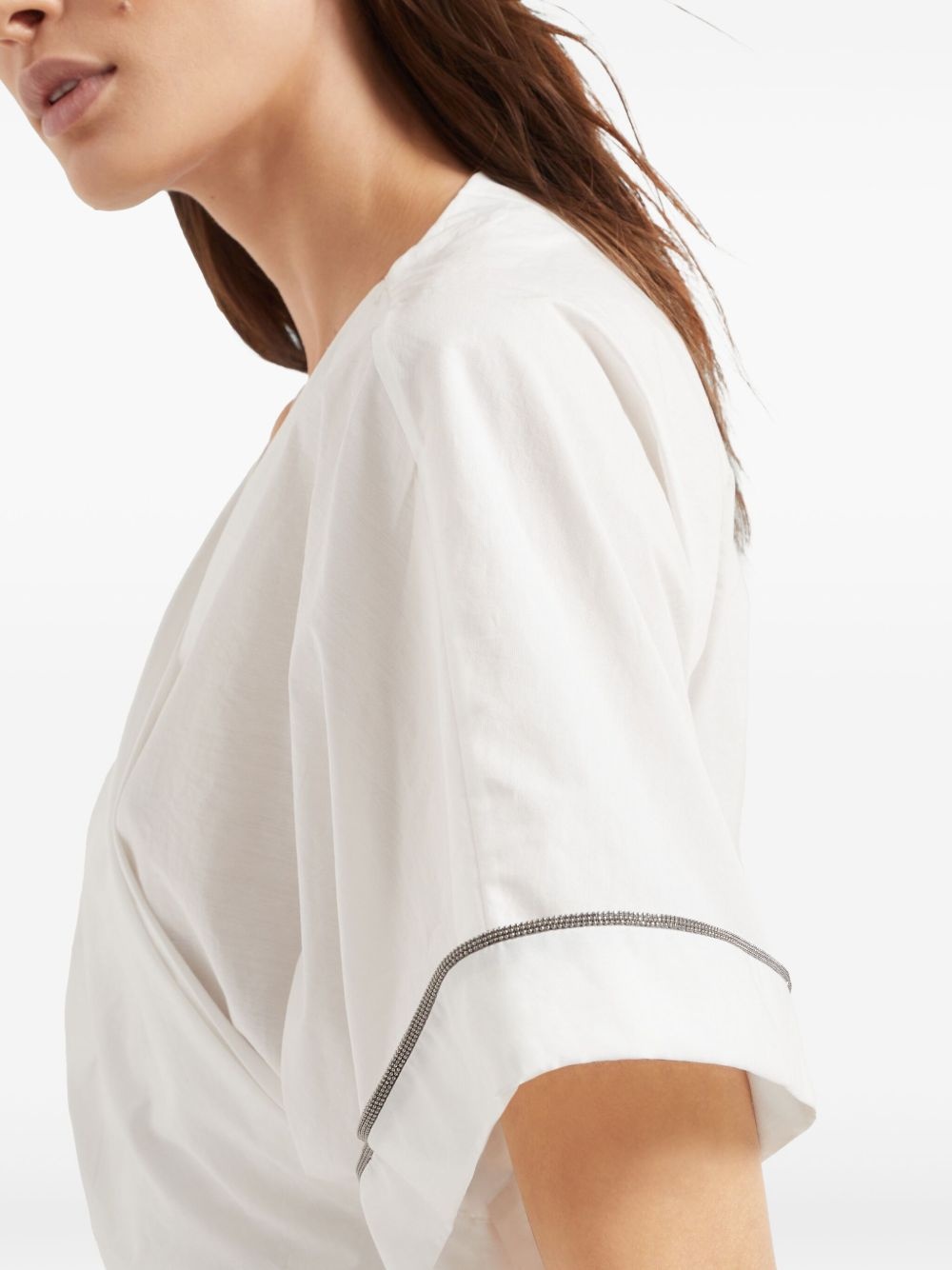 Monili-embellished blouse - 5
