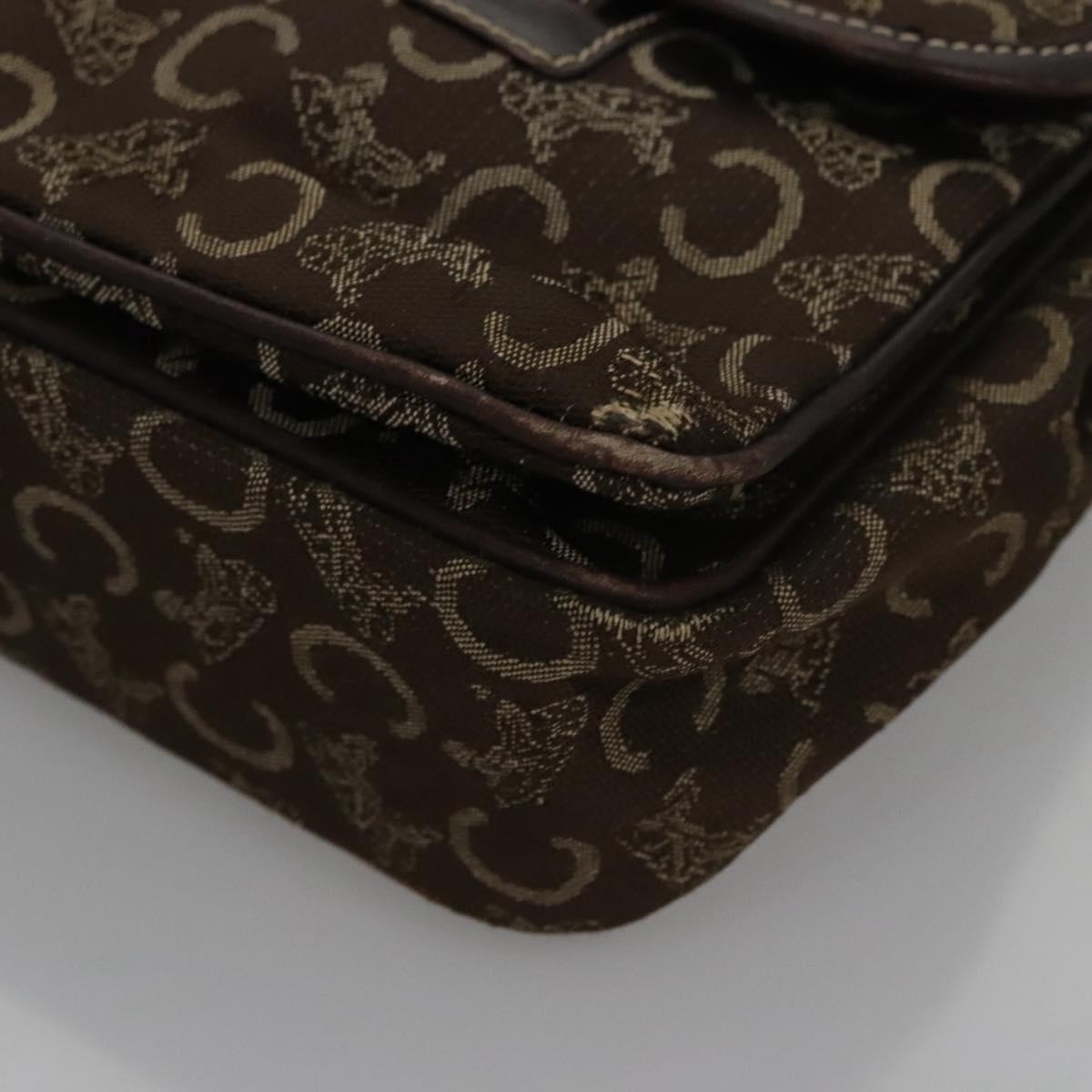 CELINE C Sulky Hand Bag Canvas Brown - 14