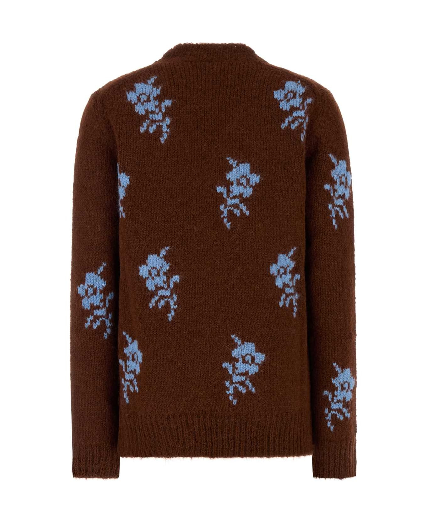 Embroidered Alpaca Blend Sweater - 2