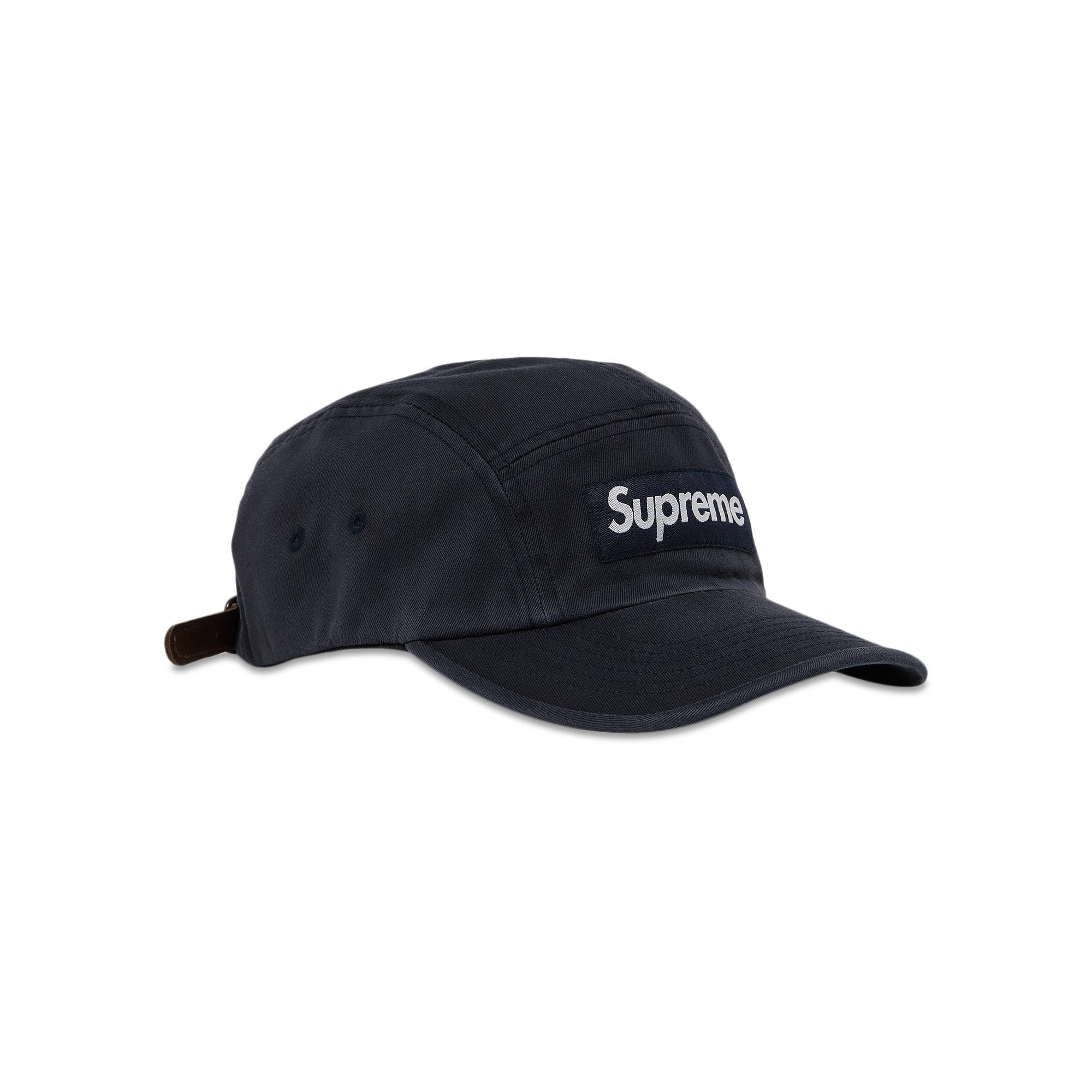 Supreme Washed Chino Twill Camp Cap 'Navy' - 2