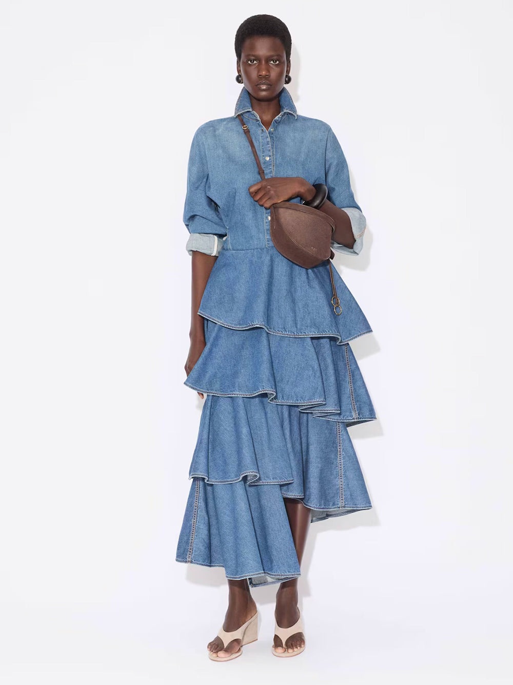 Gonna A Spirale In Denim - 3