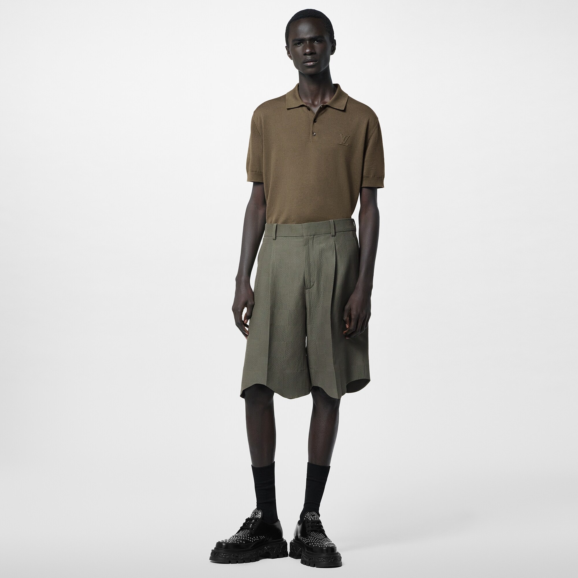 Cashmere And Cotton Blend Short-Sleeved Polo - 2