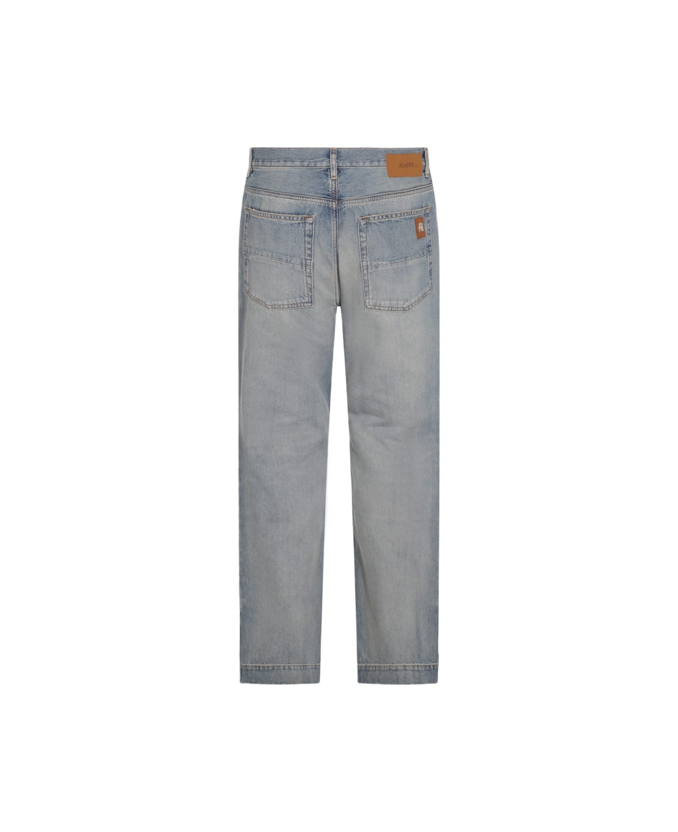 Blue Cotton Jeans - 2