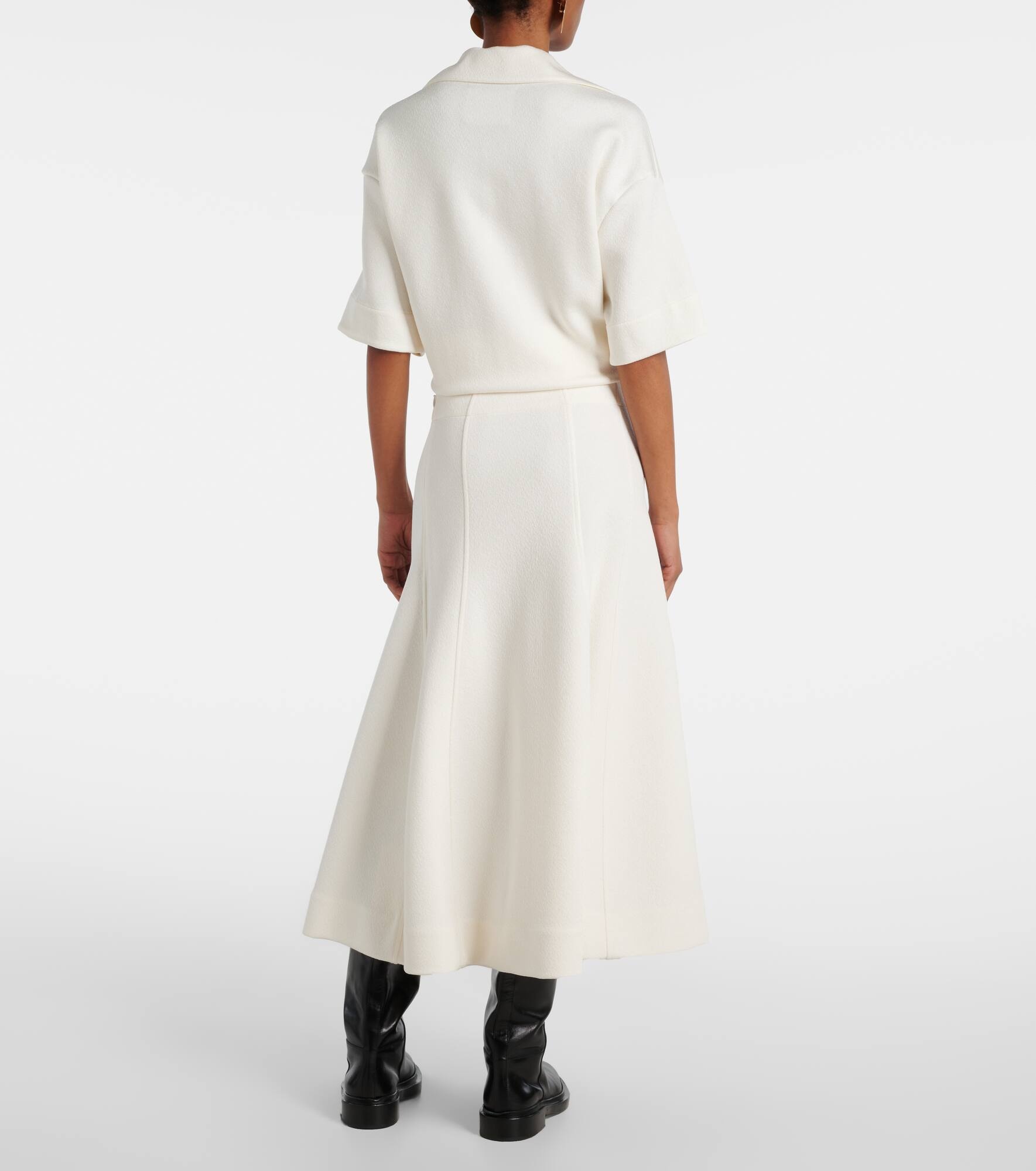 Knitted midi skirt - 3