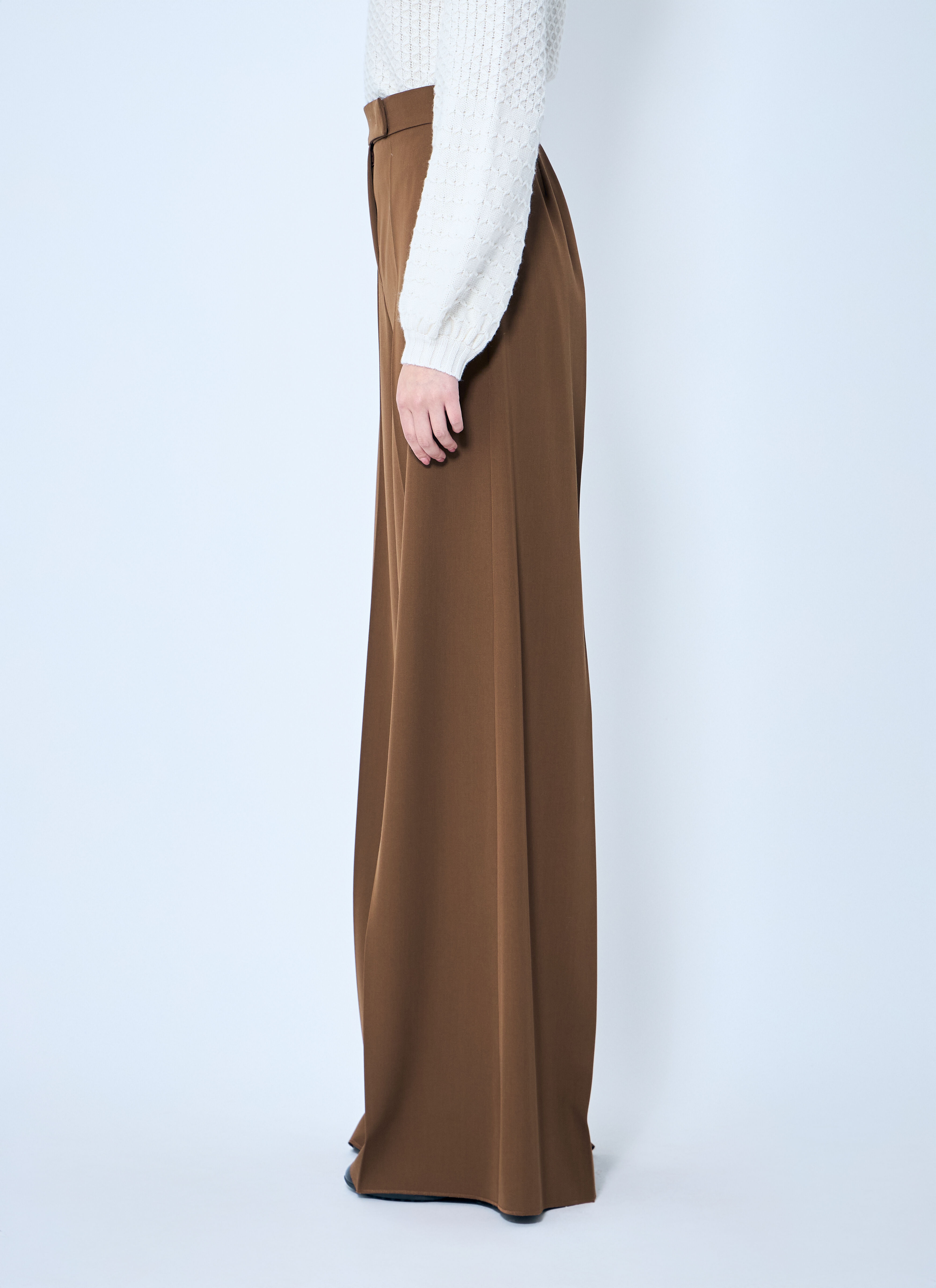 Gabardine Wool Pants - 3