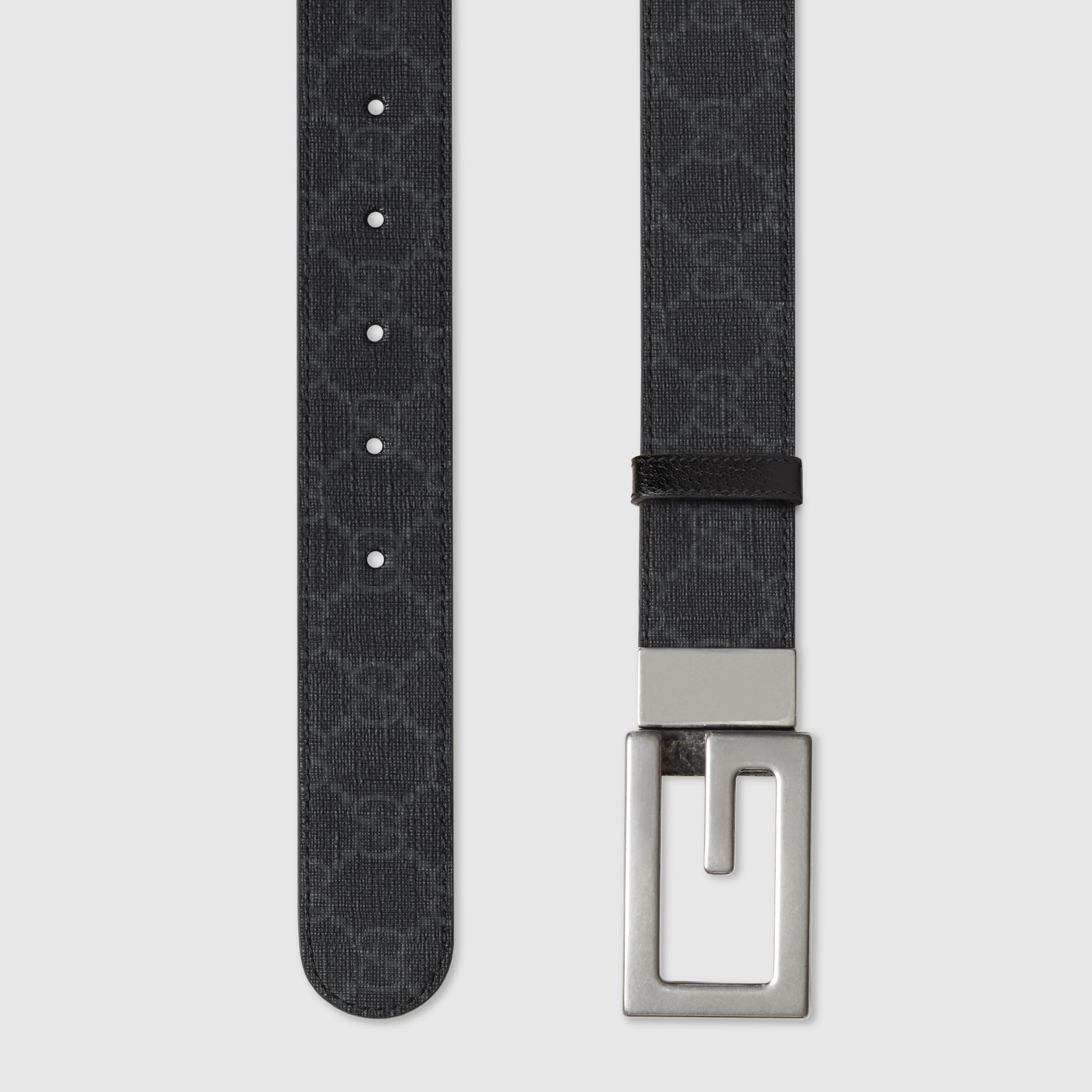 Reversible belt with Square G buckle - 2