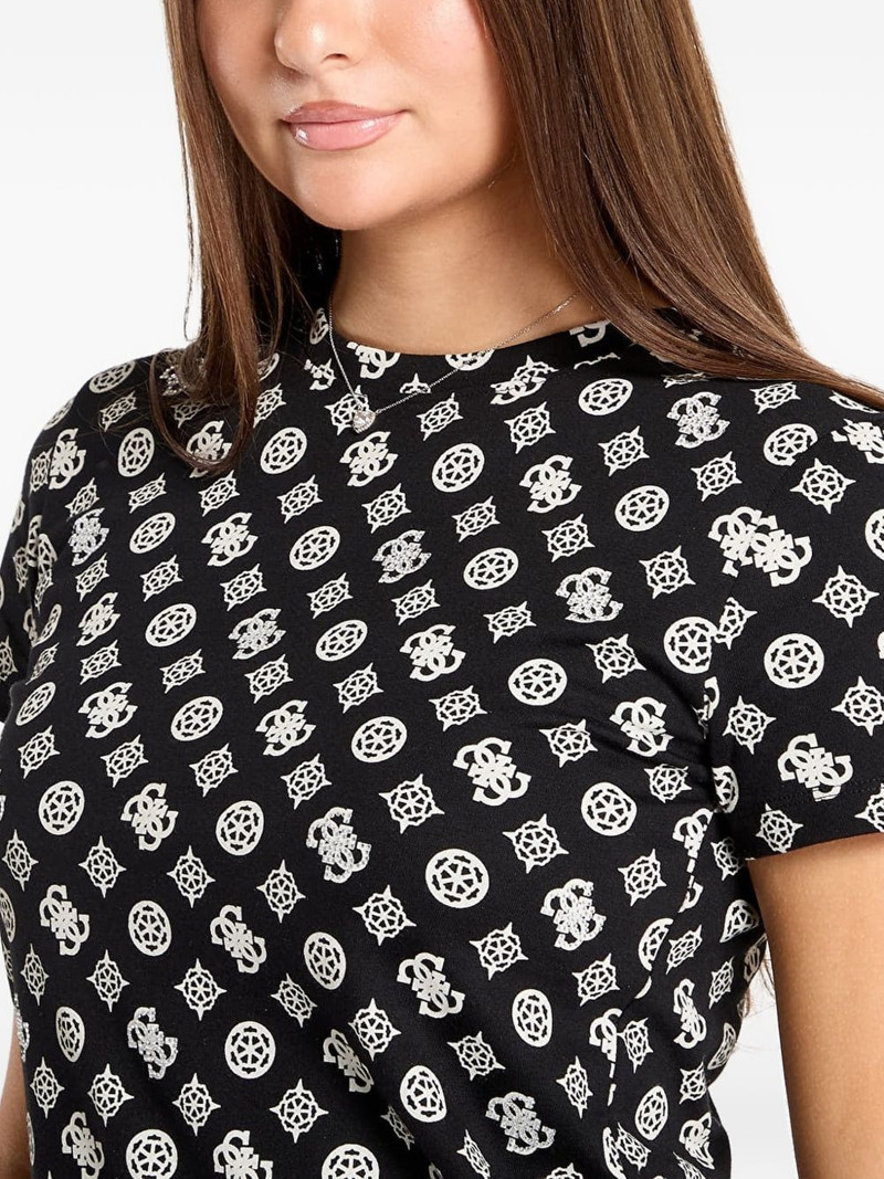 monogram-print T-shirt 4
