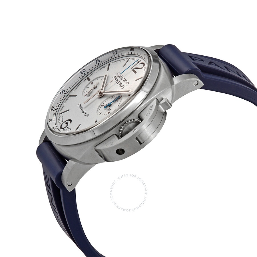 Panerai Luminor Chronograph Automatic White Dial Men's Watch PAM01218 - 2