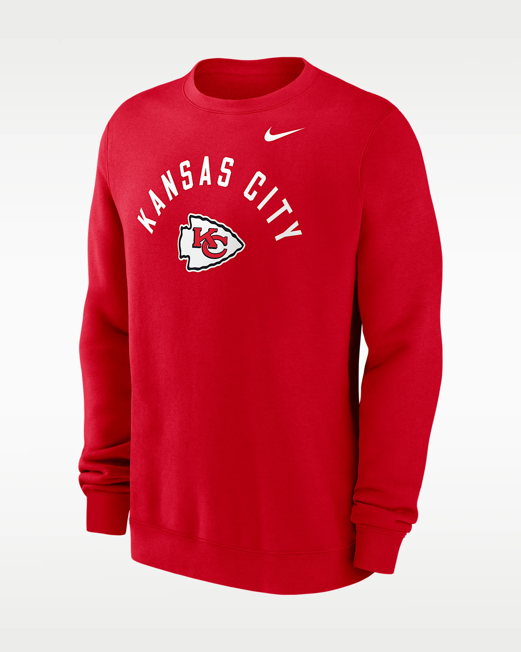 Kansas City Chiefs Club Men's Nike NFL Pullover Crew - 1