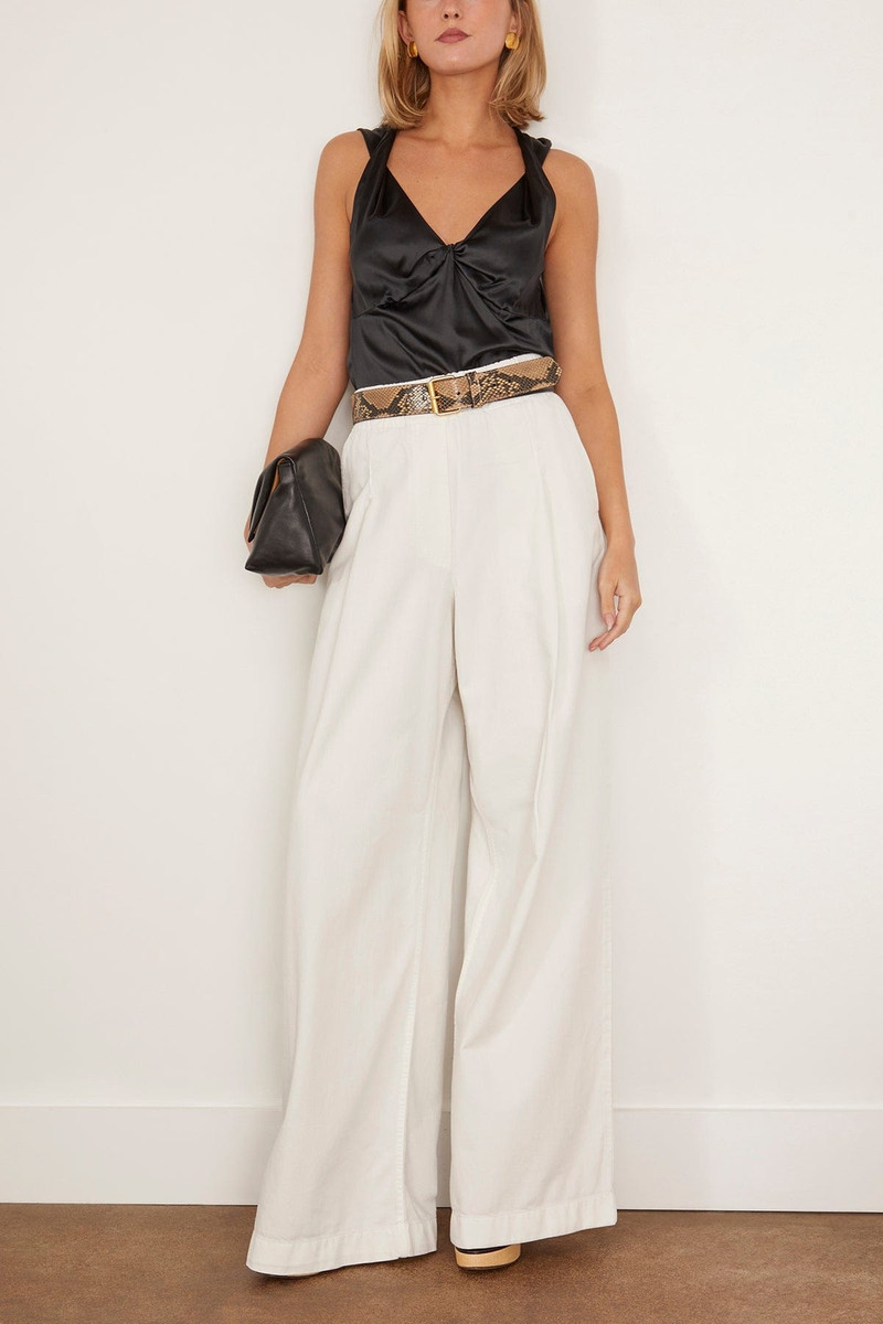 Dries Van Noten Cela Top in Black outlook