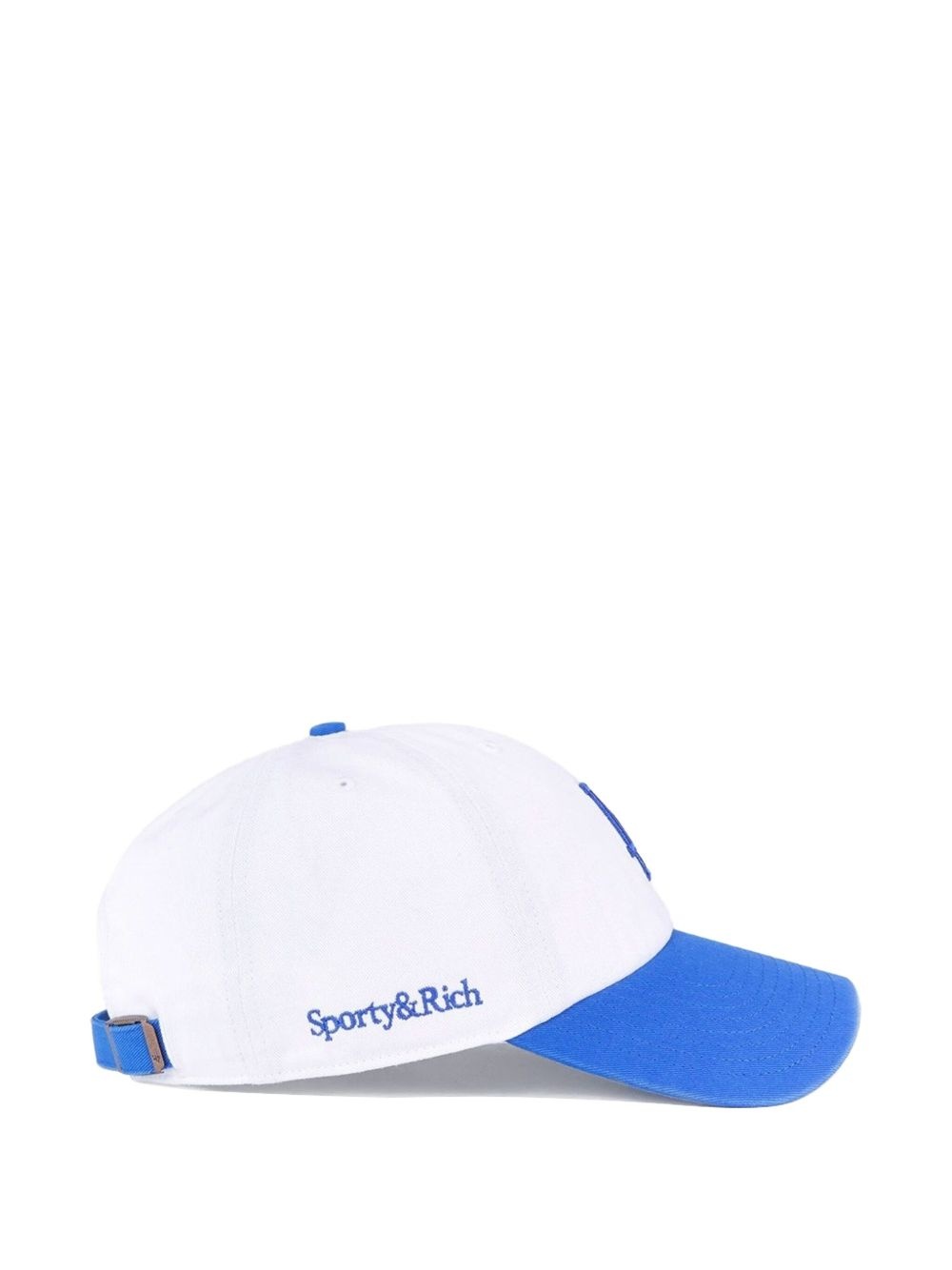 logo-embroidered cotton cap - 2