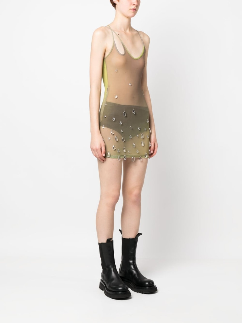 Sita crystal-drop sheer minidress 3
