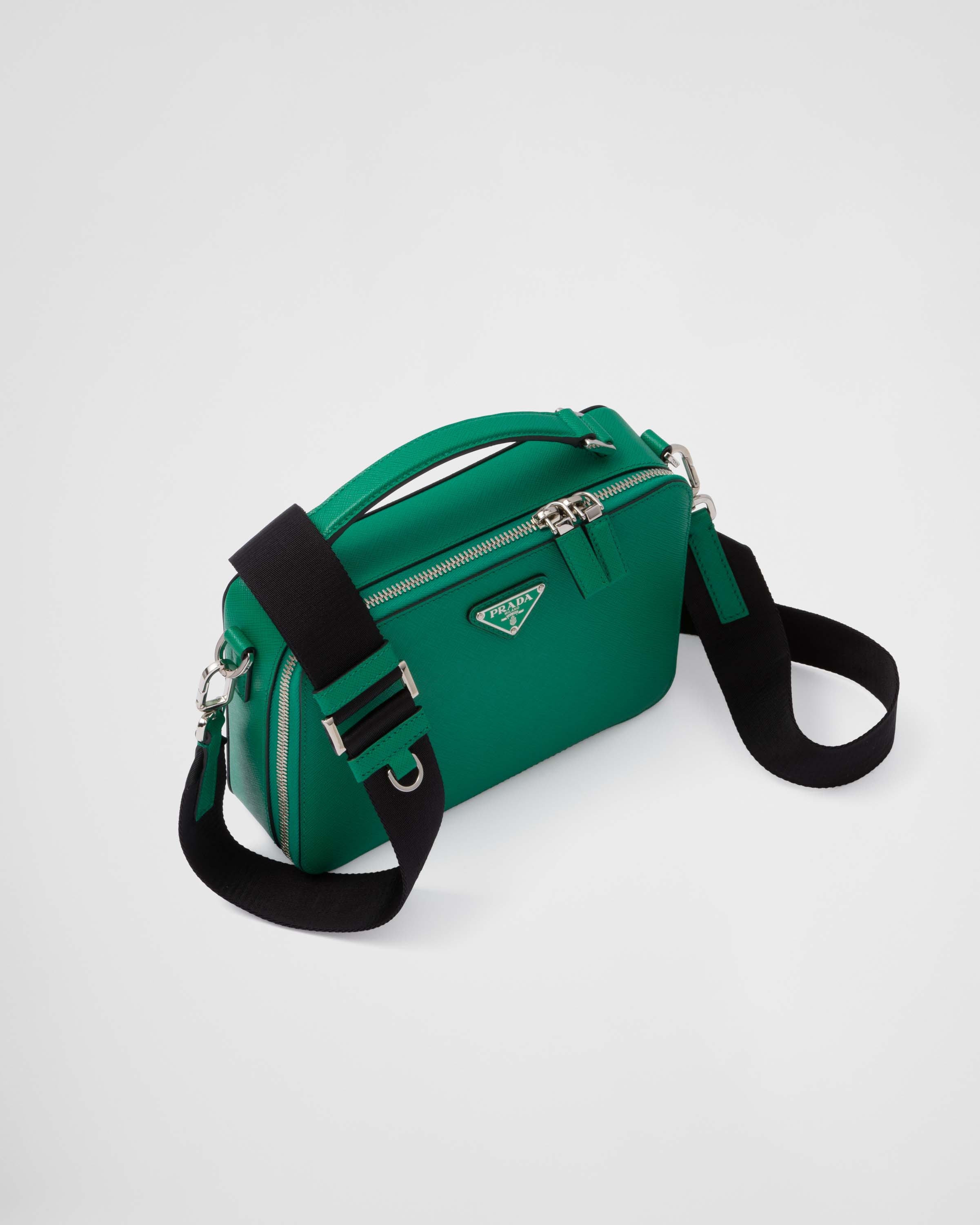 Medium Prada Brique Saffiano leather bag - 3