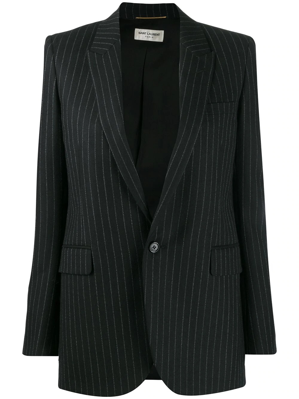 pinstripe tailored blazer jacket - 1