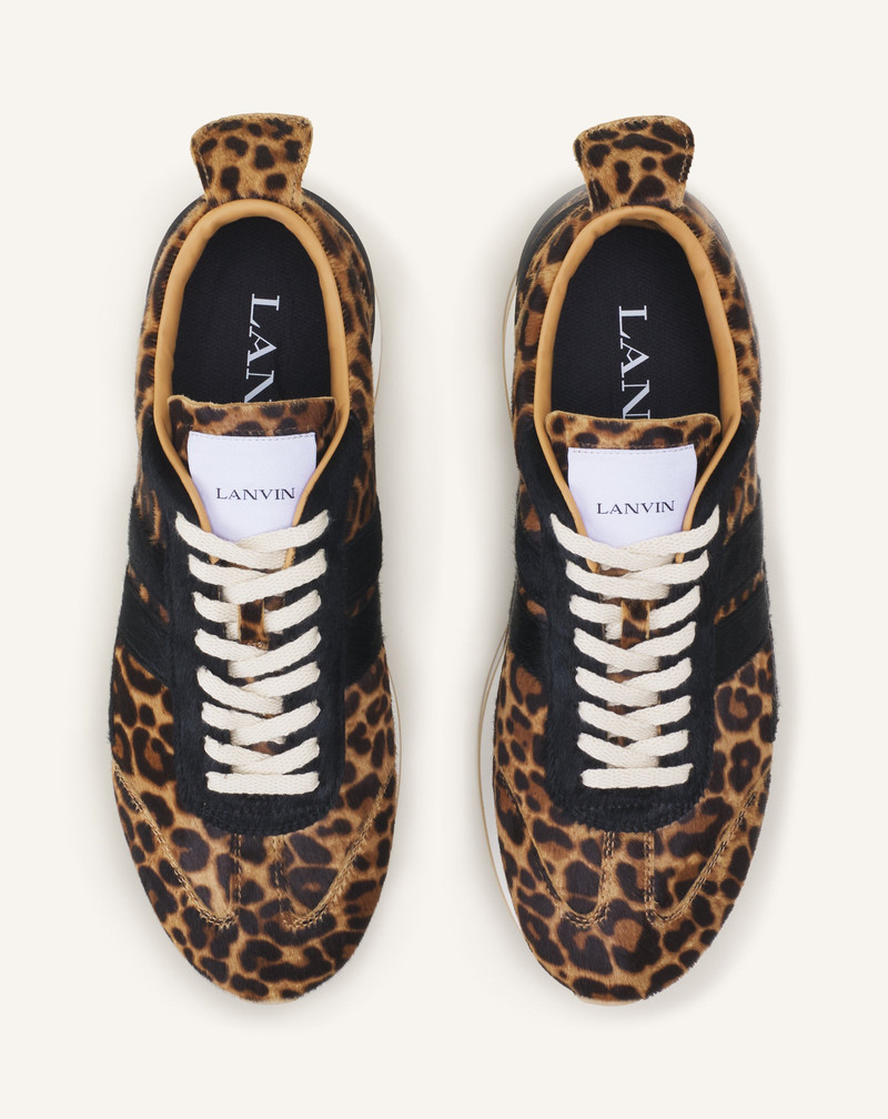 LEOPARD PRINT BUMPR SNEAKERS IN PONY 4