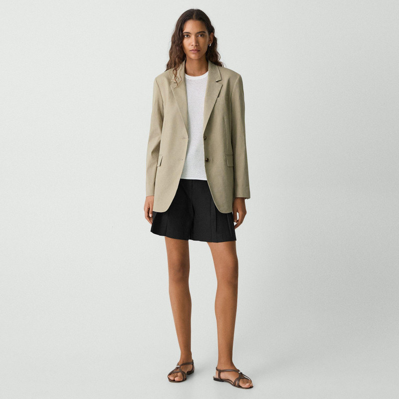 Theory Relaxed Blazer in Good Linen outlook
