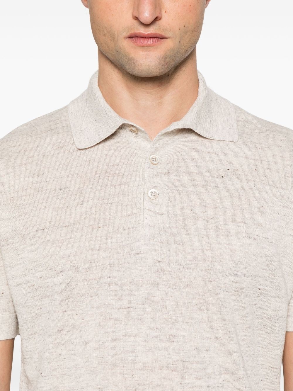 fine-knit polo shirt - 4