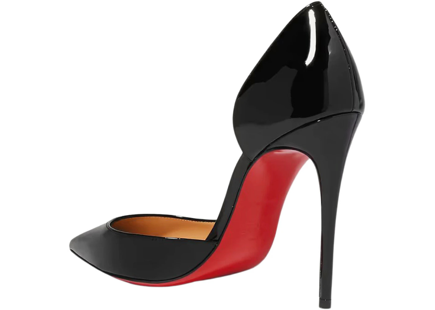 Christian Louboutin Iriza 100mm Pump Black Patent Leather - 2