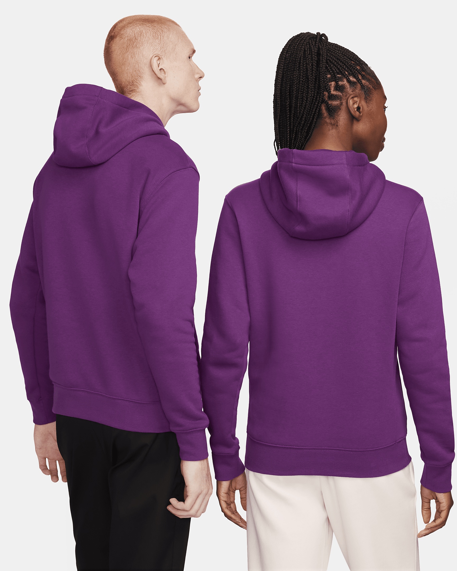 Nike Sportswear Club Fleece Pullover Hoodie Red/White main image 0