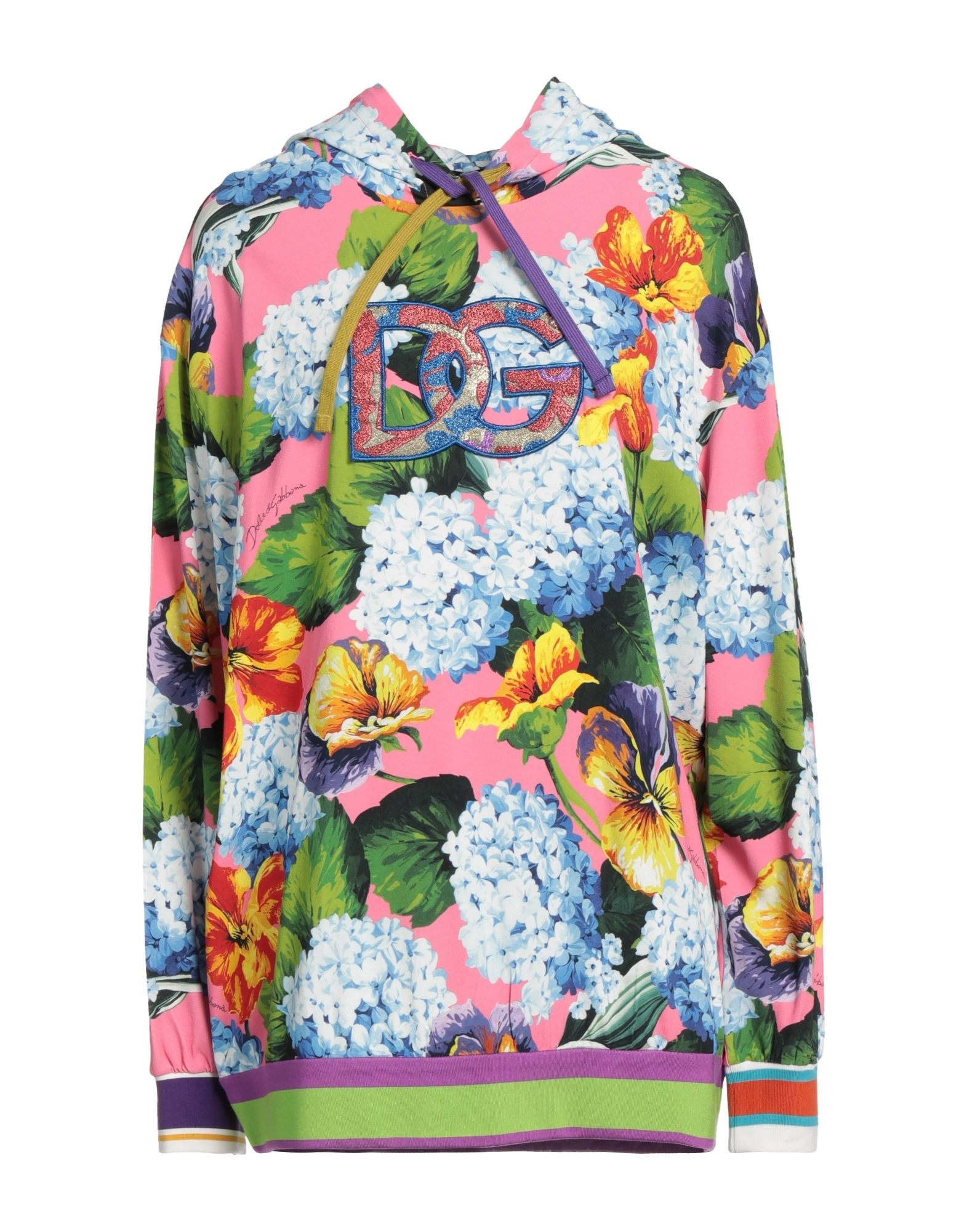 Fuchsia Women's Hooded Sweatshirt - 1