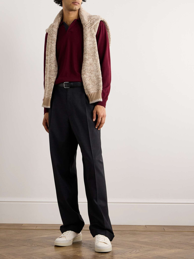 Canali Wool Polo Shirt outlook