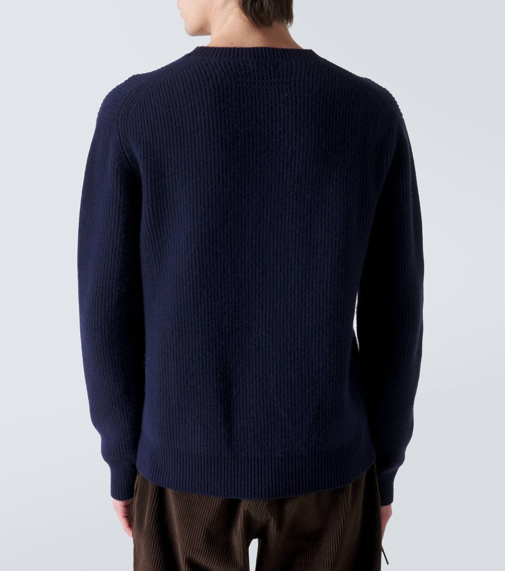 Ribbed-knit cashmere sweater - 4