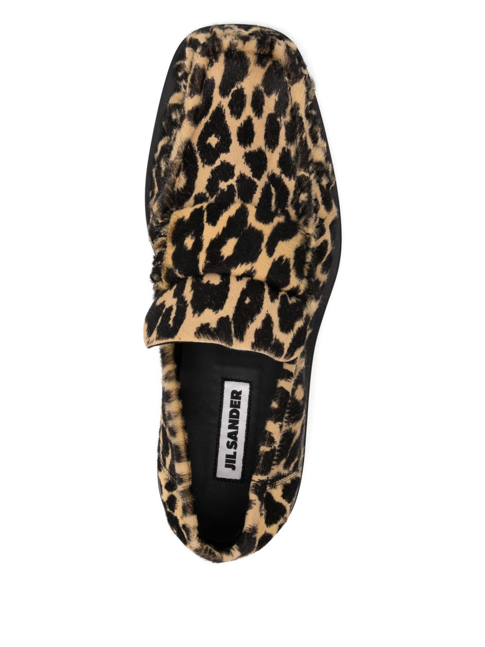 leopard-print loafers - 4