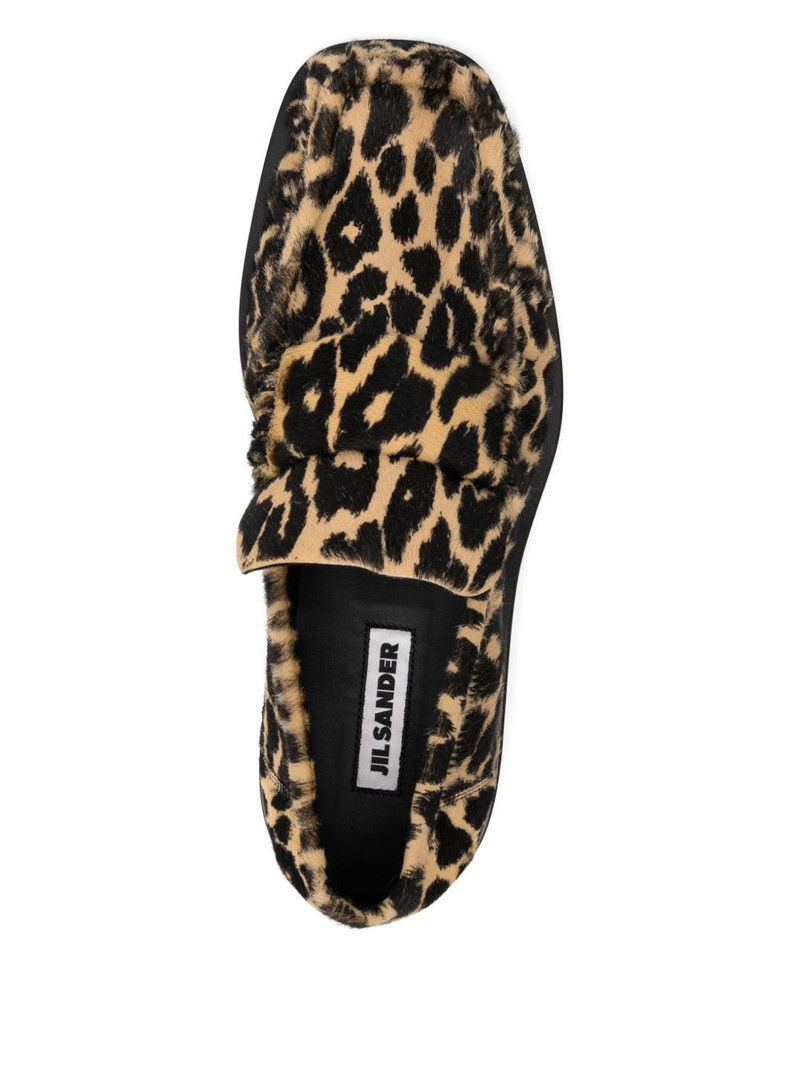 leopard-print loafers 4