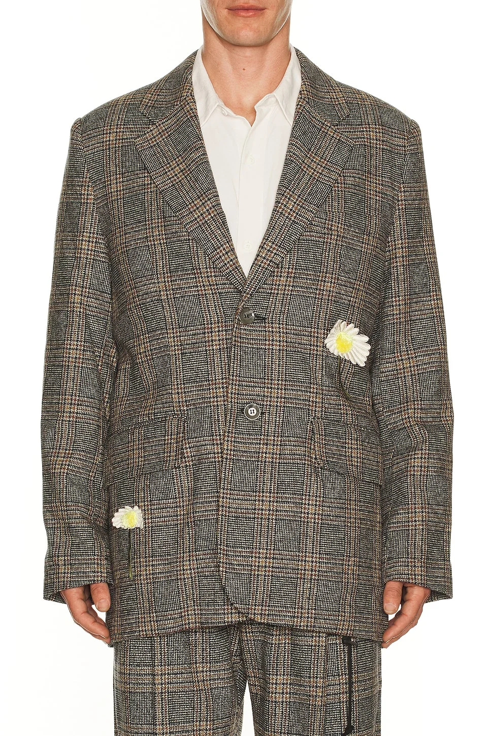 Flower Square Blazer - 1