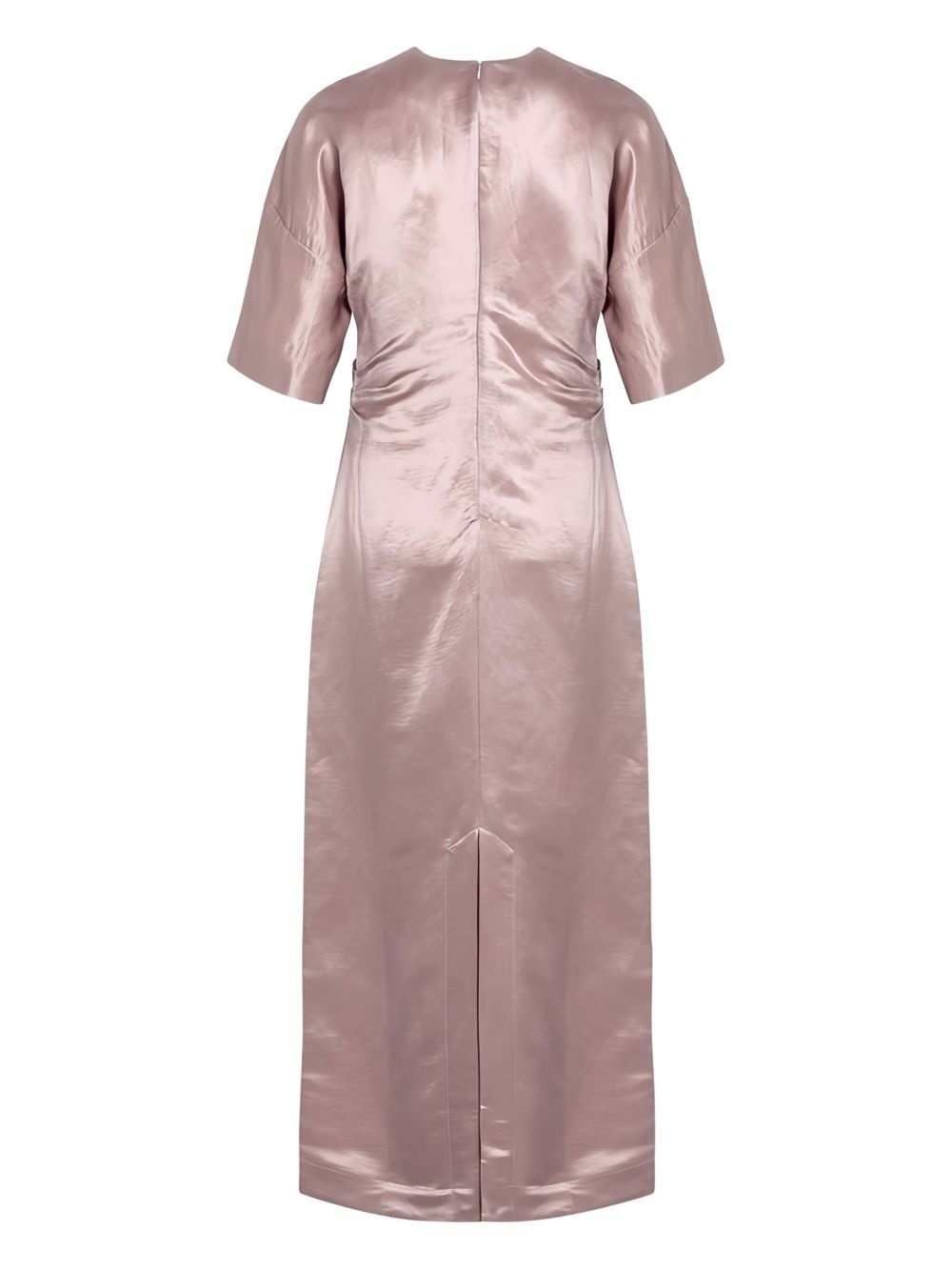 gathered-detail dress - 6