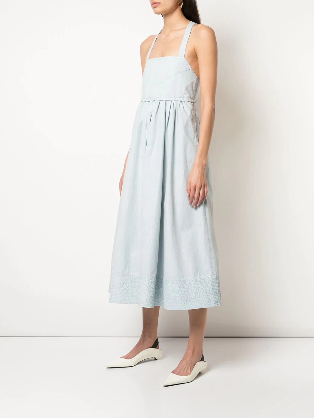 Apron midi dress - 3