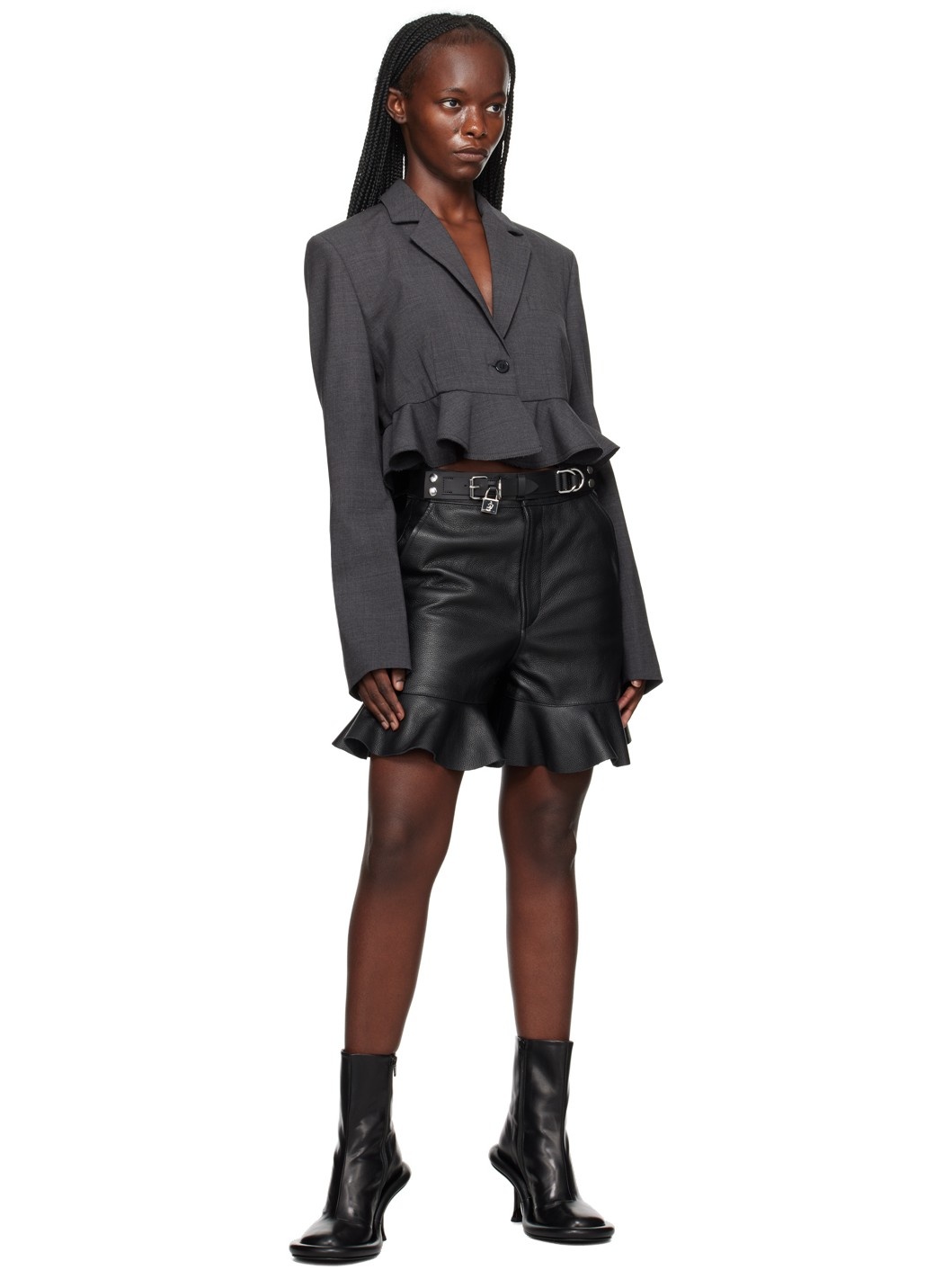 Black Padlock Shorts - 4