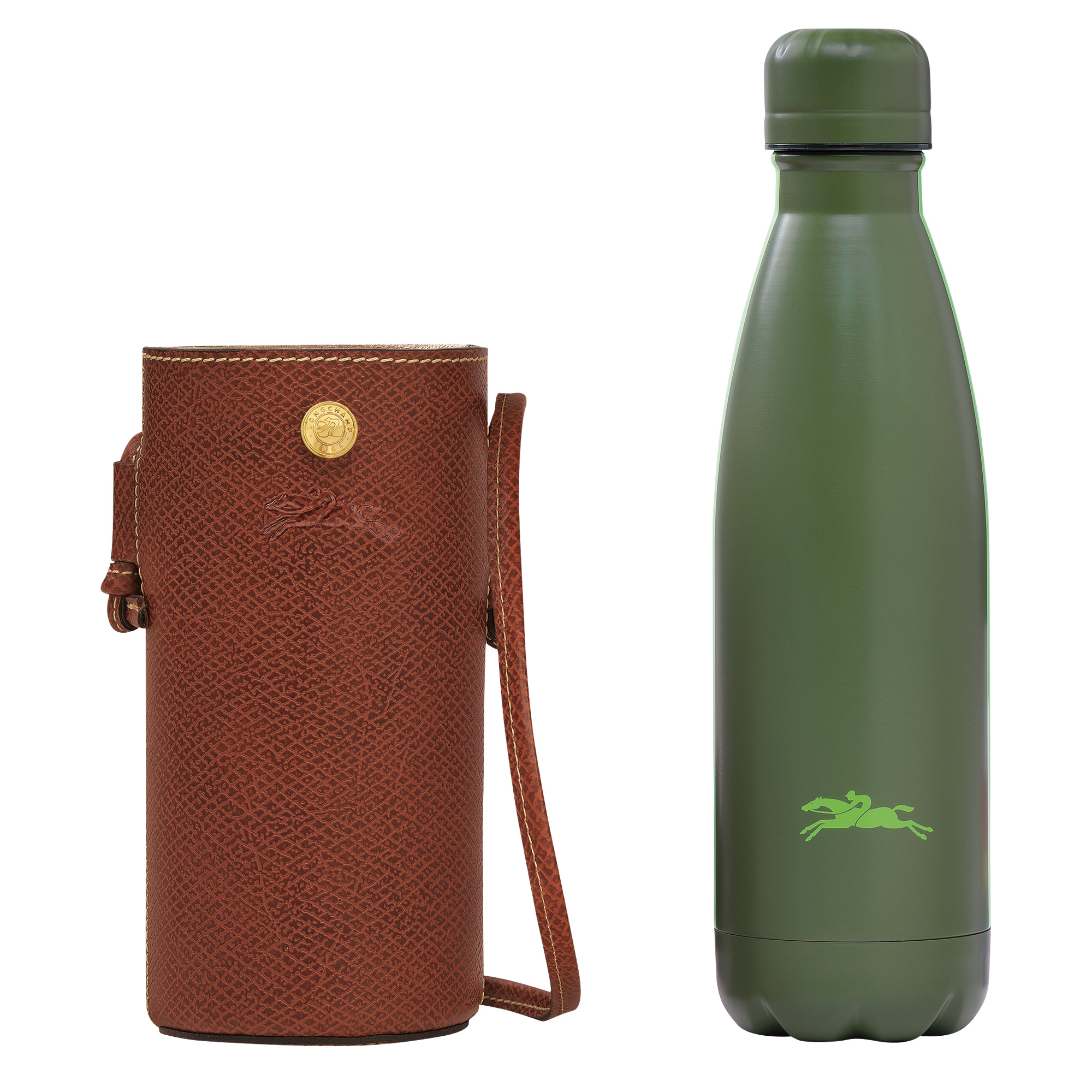 Épure Bottle holder Brown - Leather - 5
