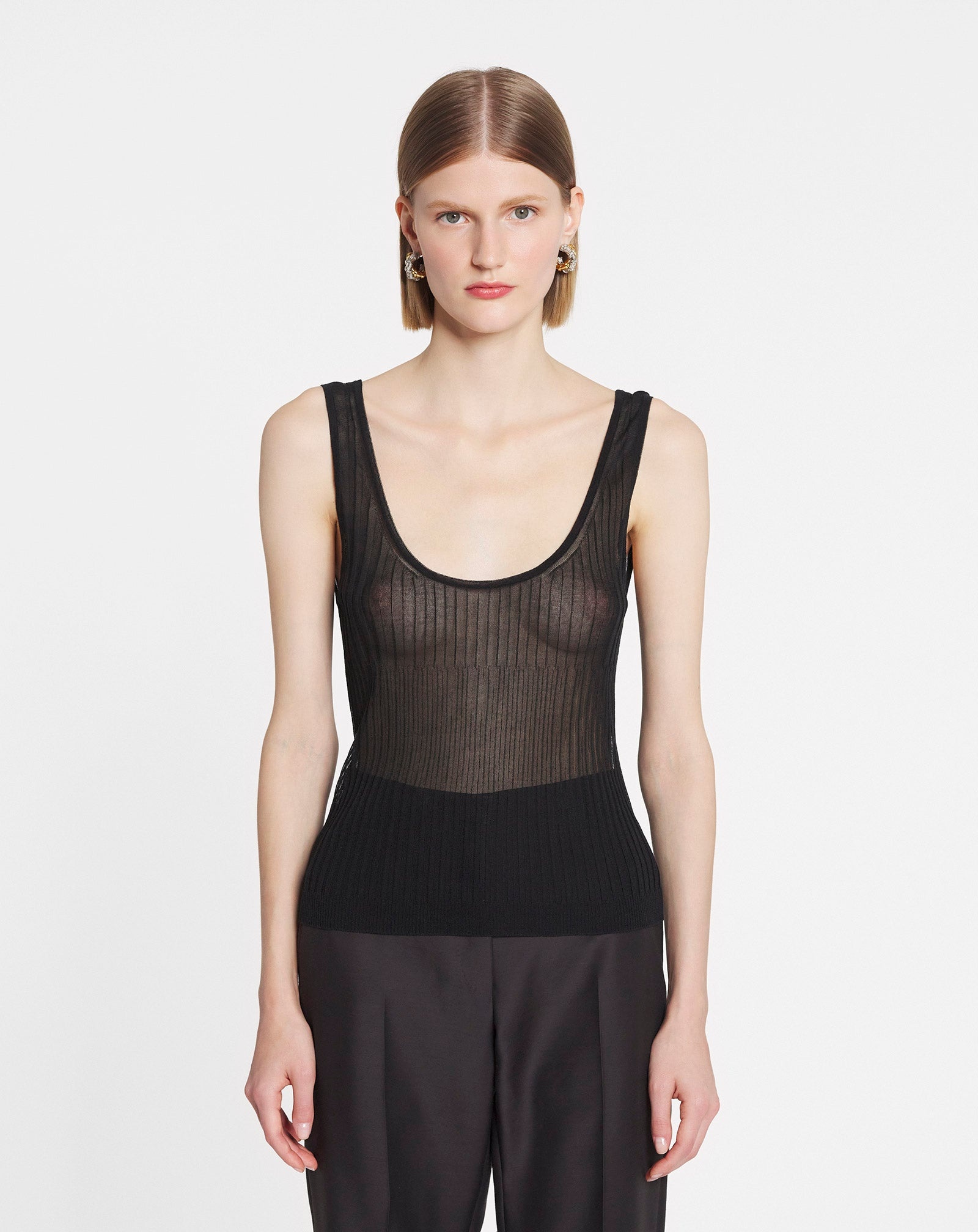 SHEER KNIT TANK - 3